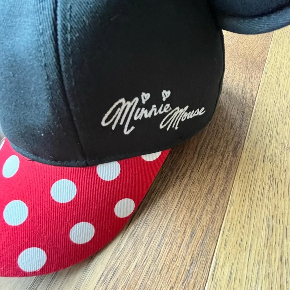 Walt Disneyworld Minnie Mouse Kid’s Ballcap Hat Ears‎ Vacation Hpliday Cartoon